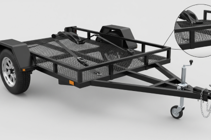 Single Wheel Motorcycle Trailer: Compact, Sleek, and Built for the Open Road