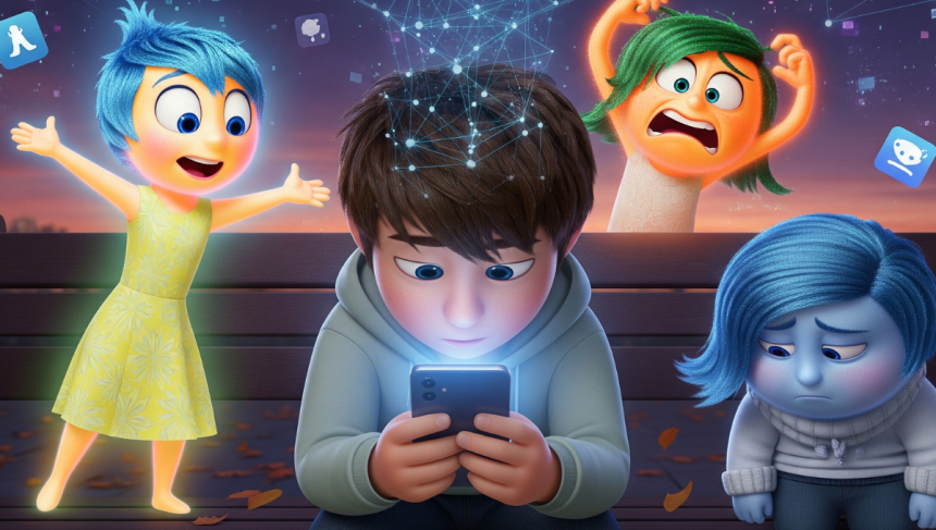Inside Out 2: Glued to Phone – Reflecting the Realities of Modern Youth